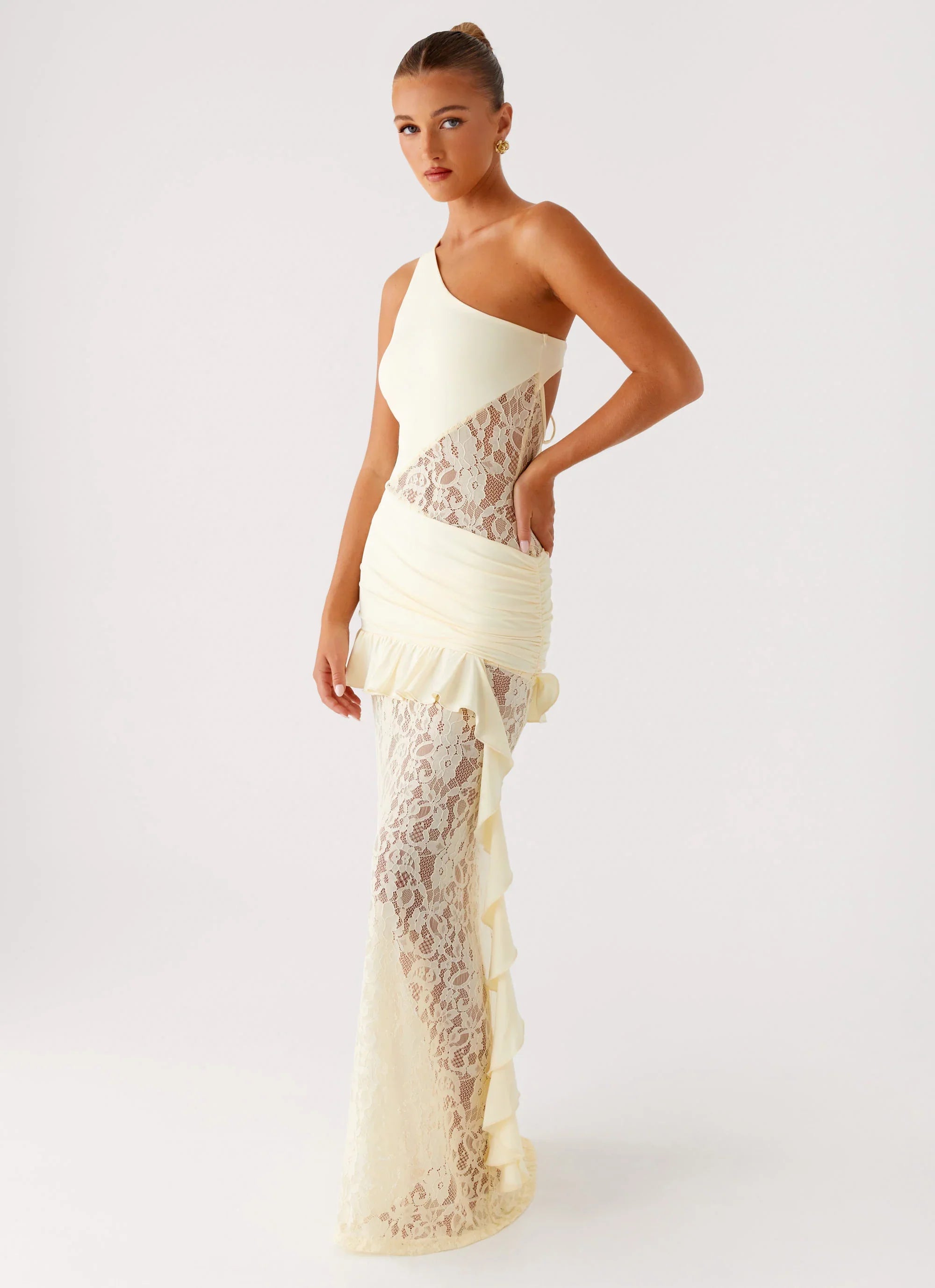 Robe longue Benita - Jaune