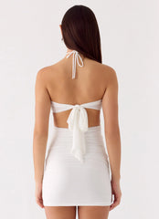 Mini-robe Poetry – Blanc