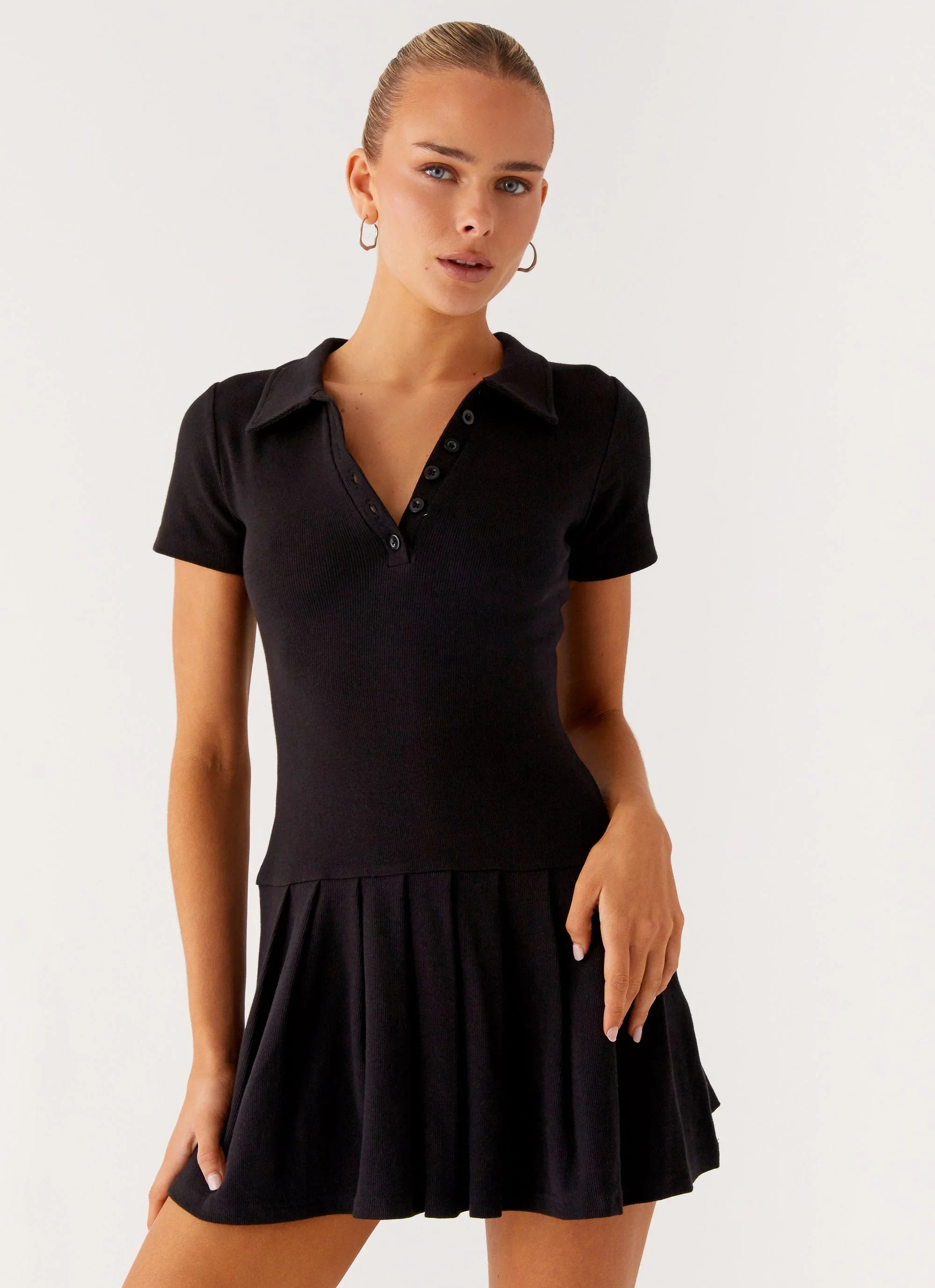 Mini-robe Alondra - Noir