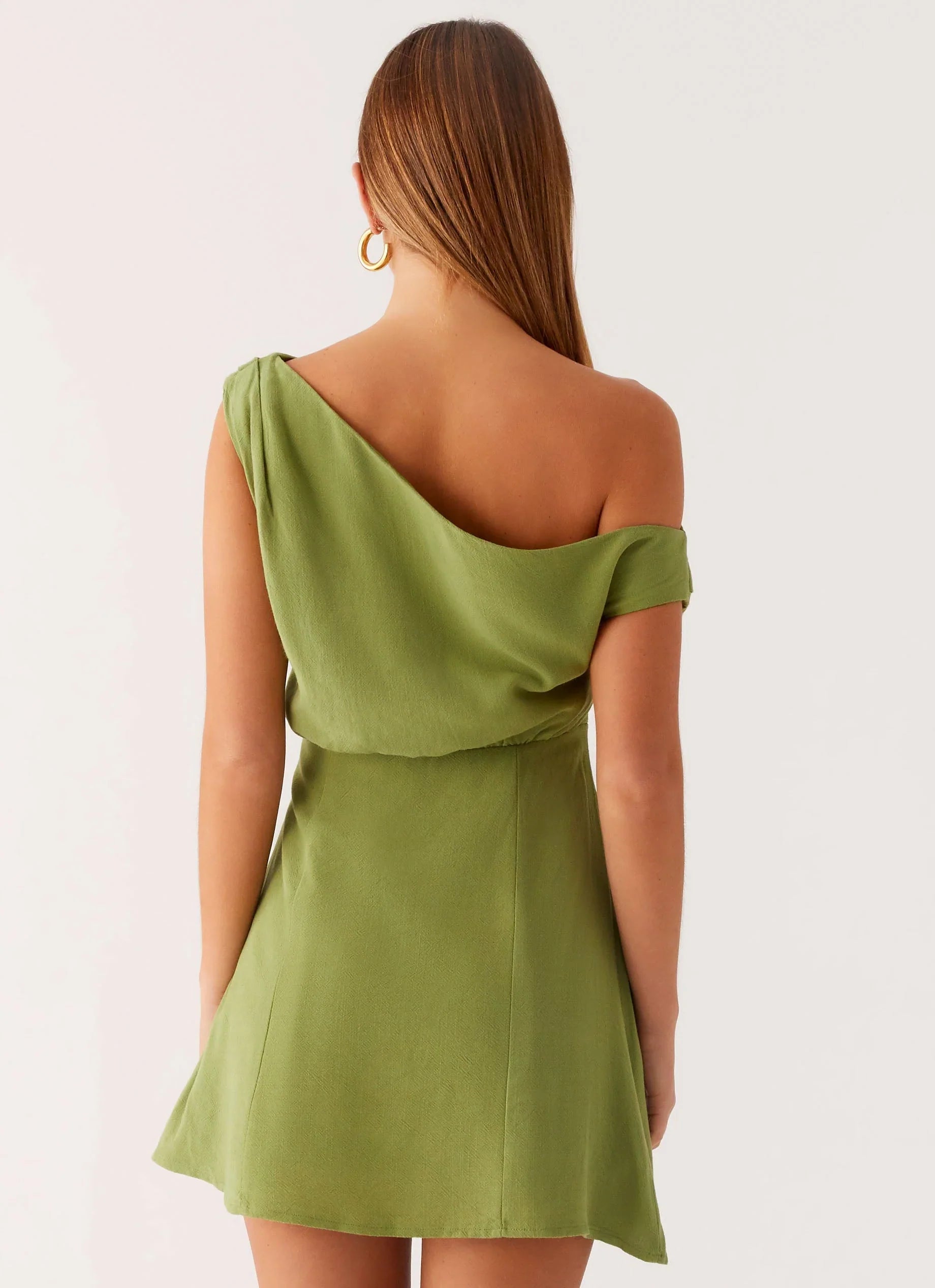 Robe Courte en Lin Lady Love - Cactus