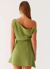 Robe Courte en Lin Lady Love - Cactus