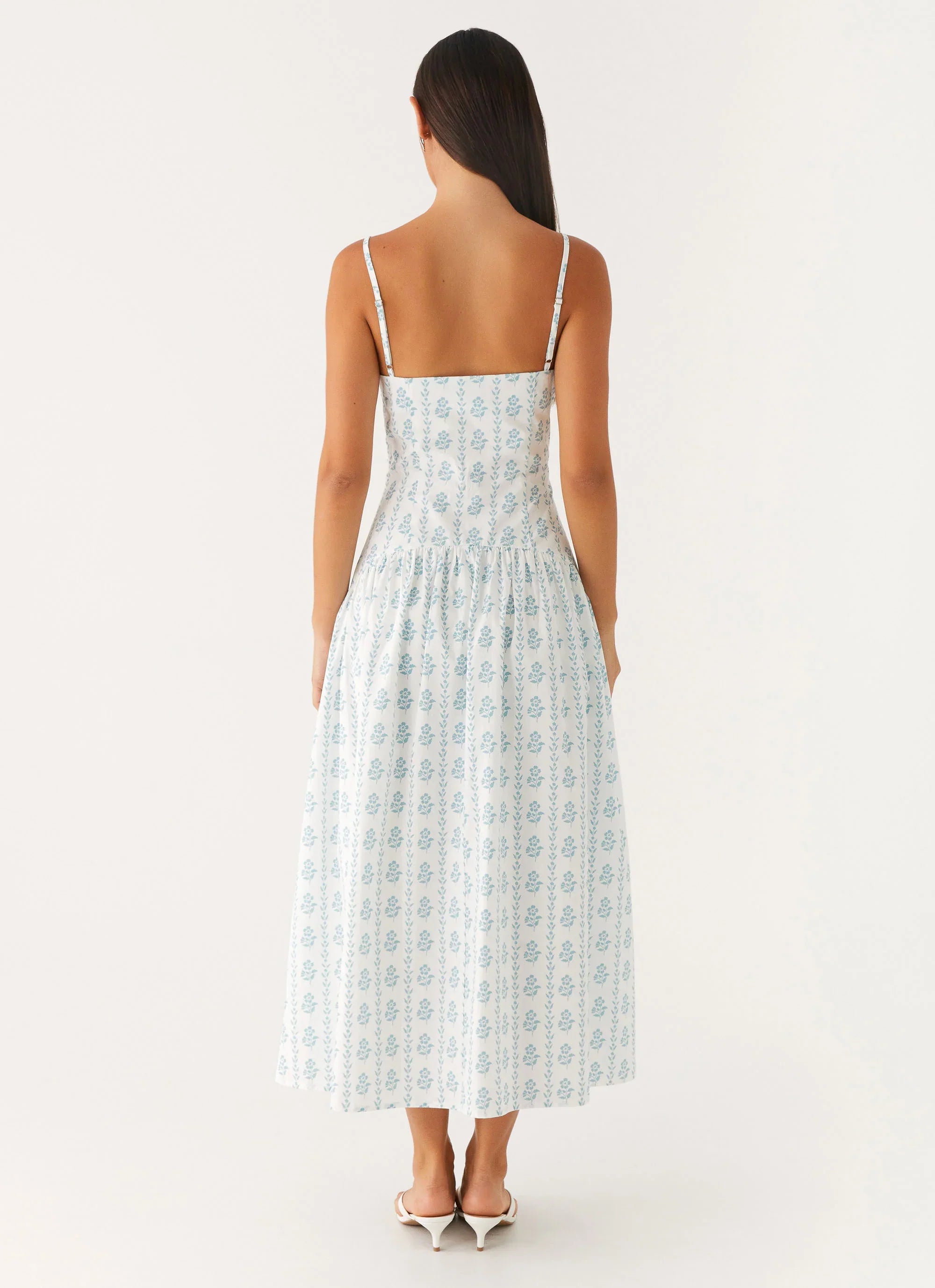 Robe midi Amelie – Imprimé Doux Rêve