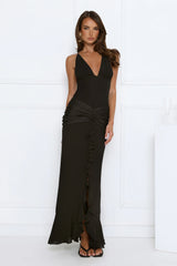 Robe longue de soirée Radiant noire