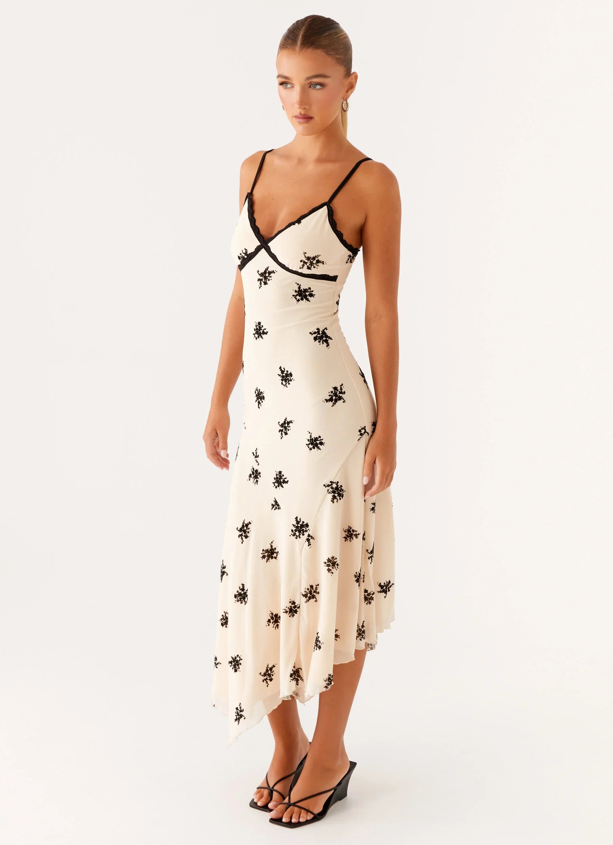 Robe midi Amelia - Nude