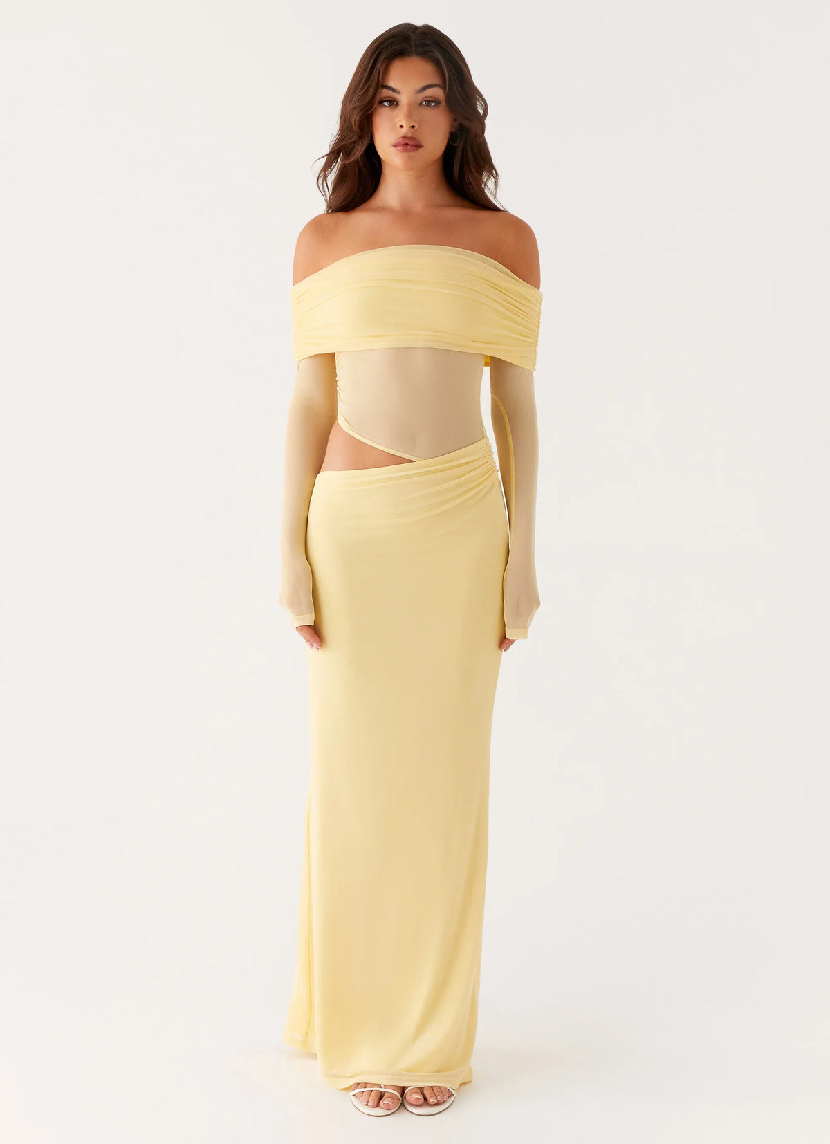 Robe longue Emery – Jaune