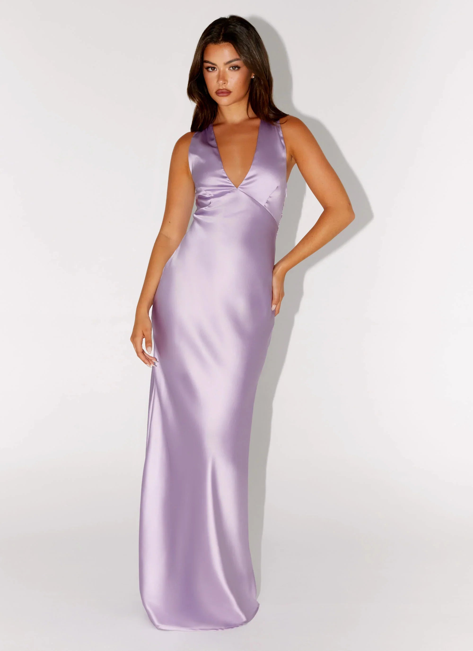 Robe longue Brody - Lilas