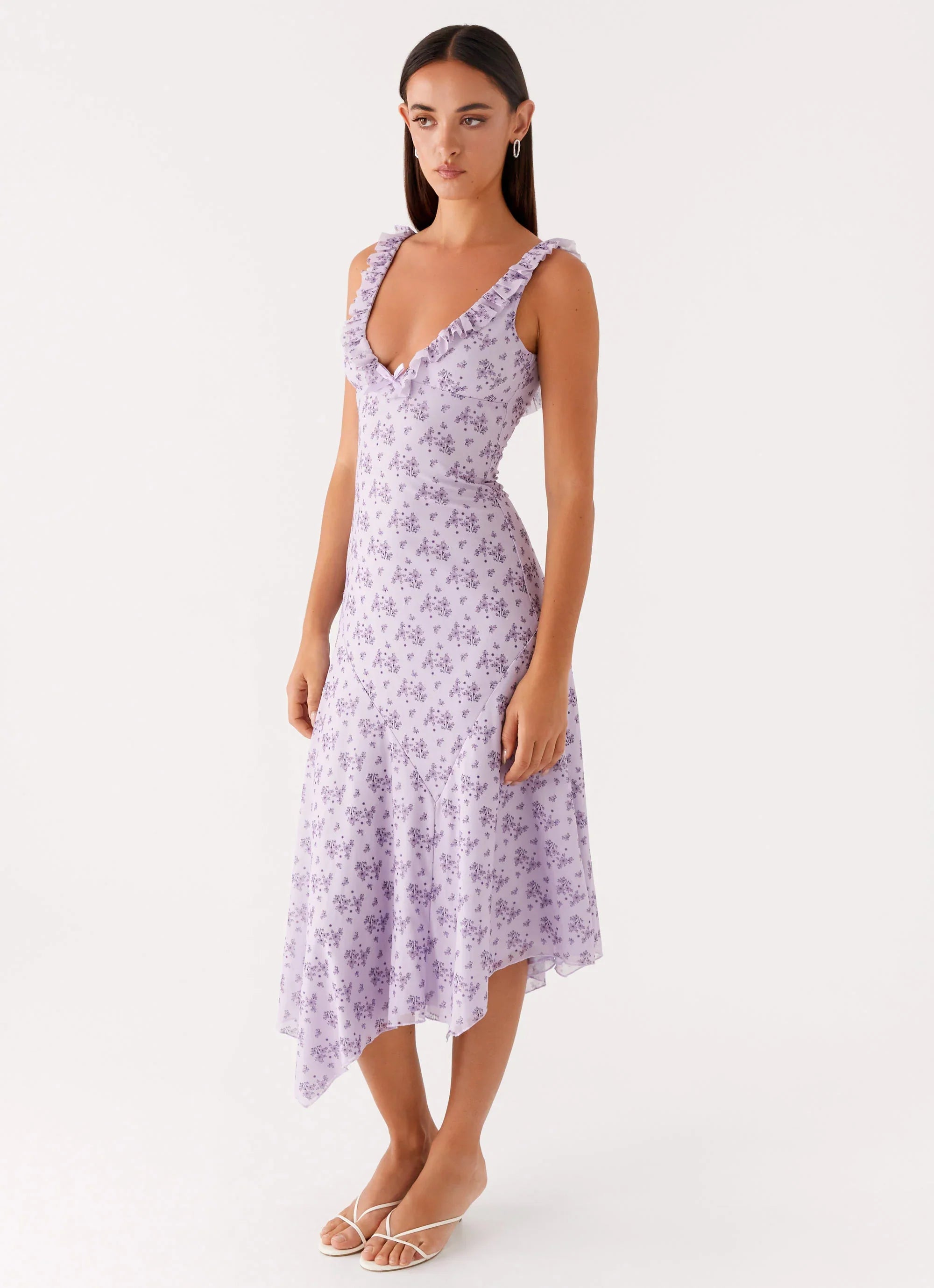 Robe Midi Asteri - Lavande des Prés