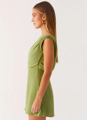 Robe Courte en Lin Lady Love - Cactus