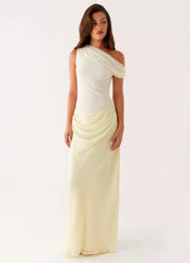 Robe longue Lili – Jaune