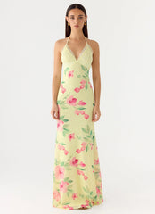 Robe longue dos nu Takedown - Lemon Soleil