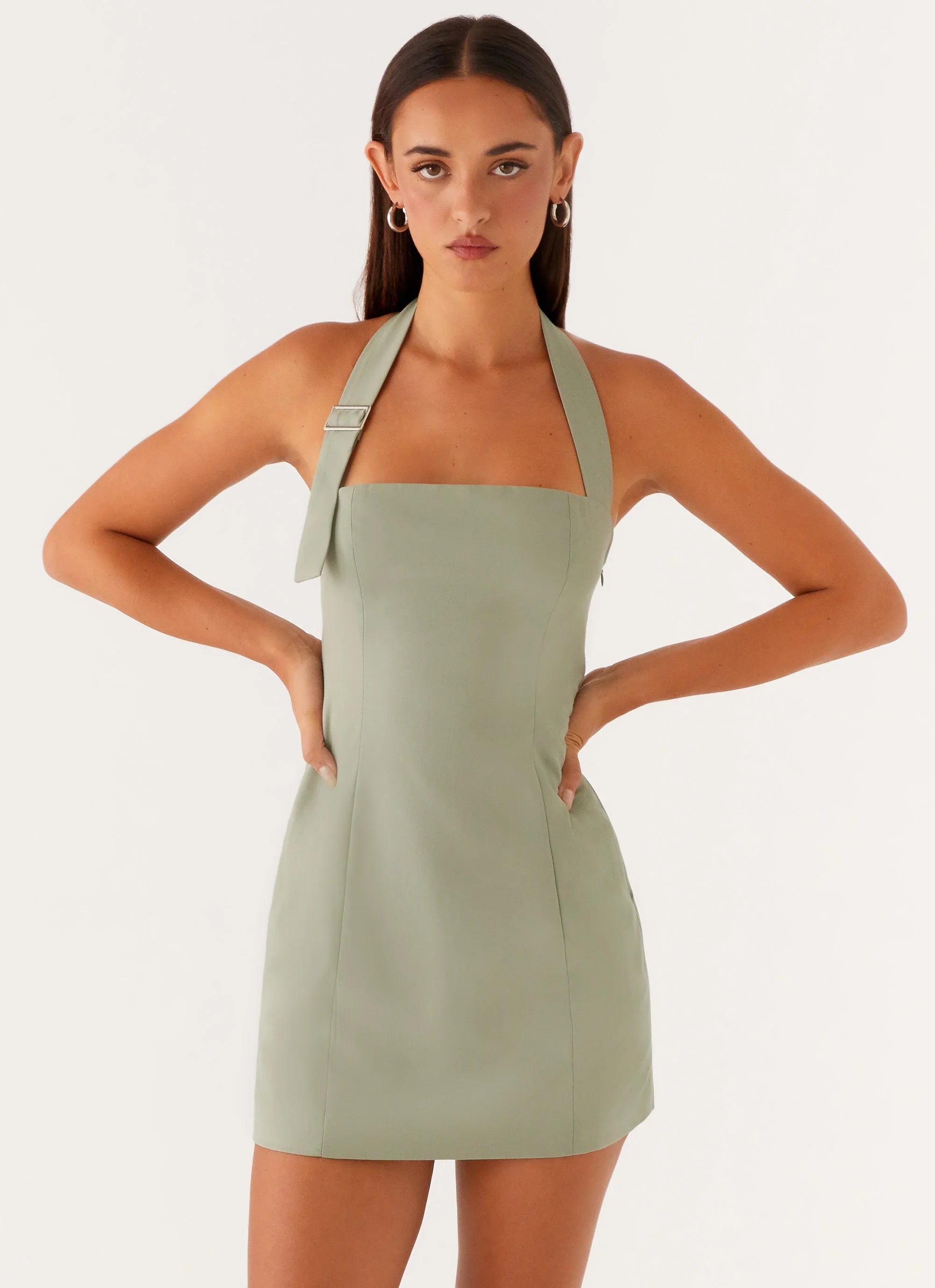 Robe Halter Bianca - Sauge
