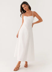 Robe midi Noosa - Blanc