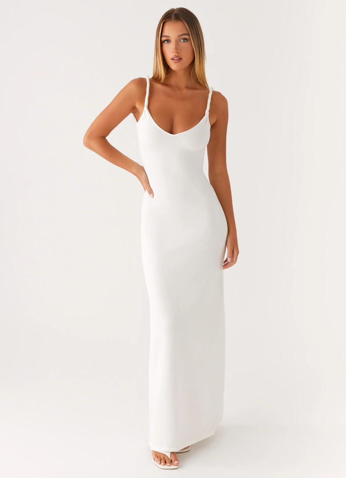Robe longue Anastasia - Ivoire