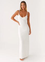 Robe longue Anastasia - Ivoire