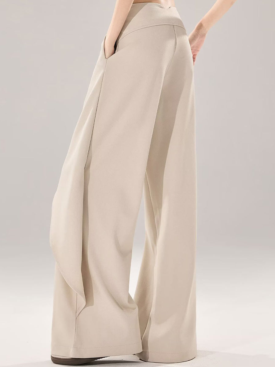 Stylish Casual Straight-leg Trousers