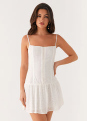 Mini-robe Palm Springs - Blanc