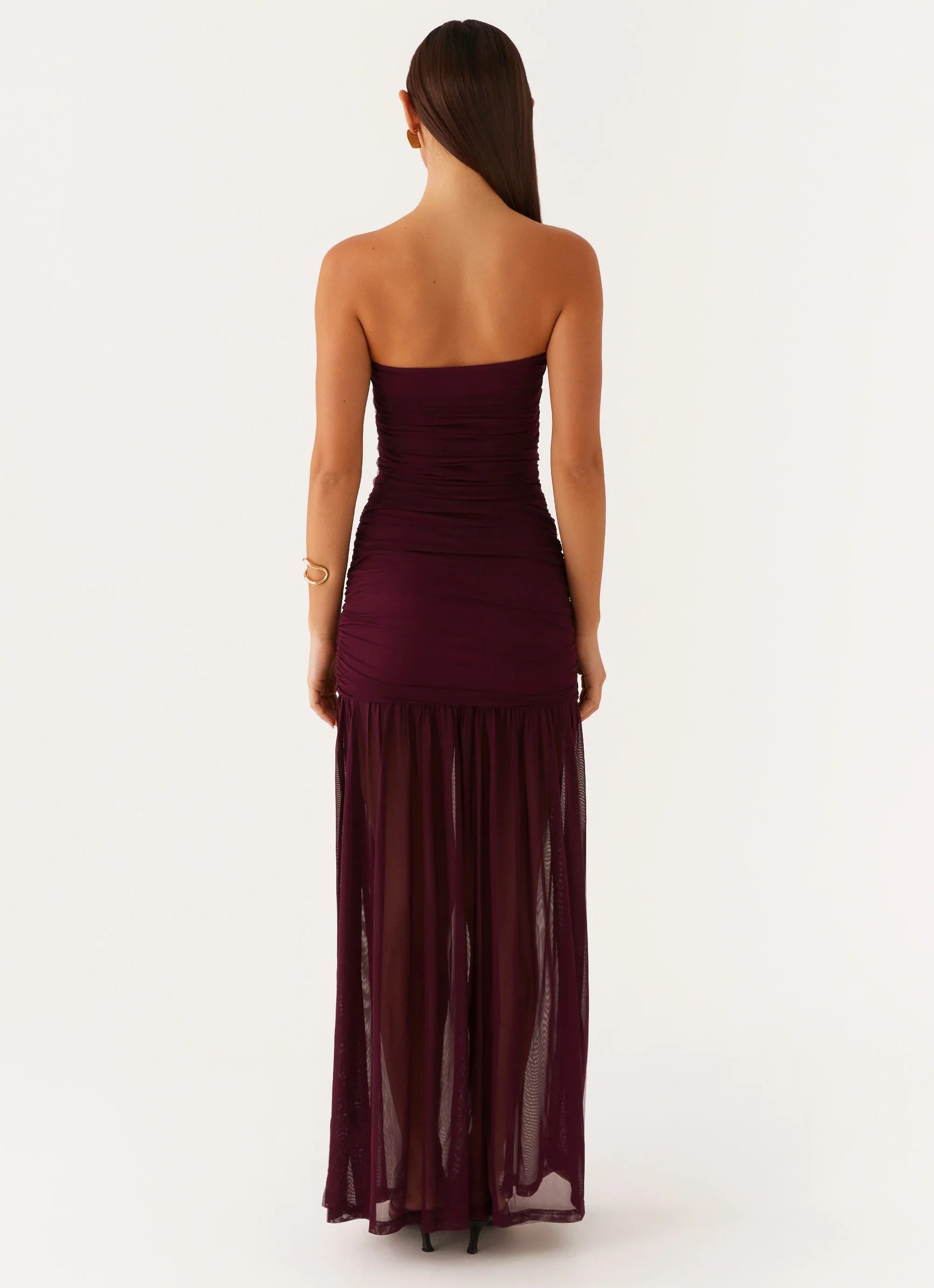 Robe longue Savaya - Mûre