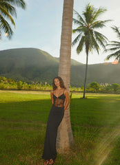 Robe longue Envy - Noir