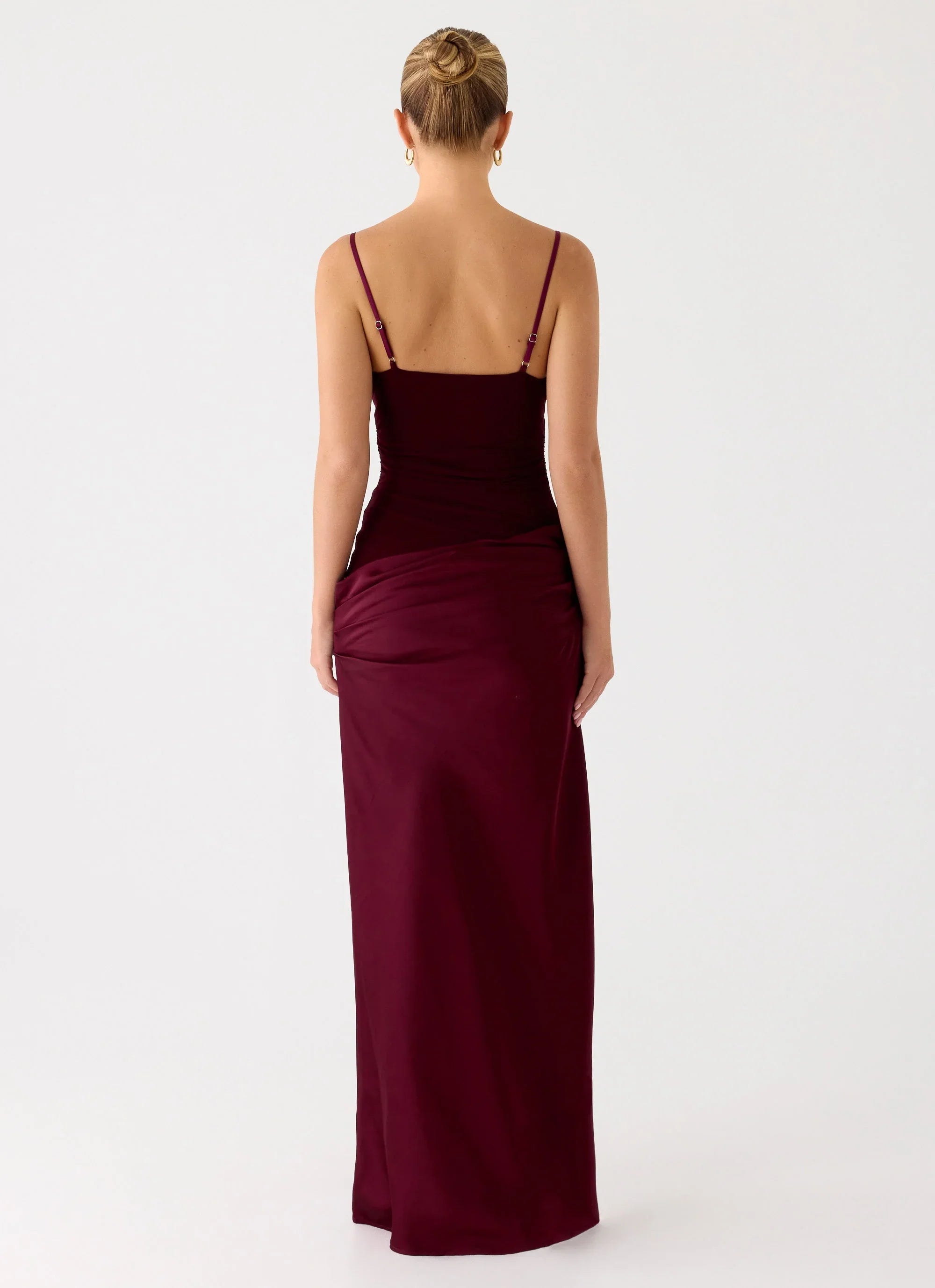 Robe longue Eternal Energy - Merlot