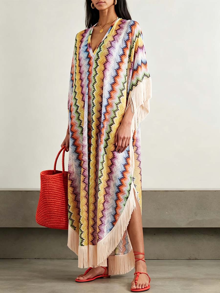 Women's Fashion Art Casual Stylish Tassel Dress