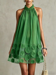 Women's Fashion Art Casual Sleeveless Stylish Comfortable Short Dress