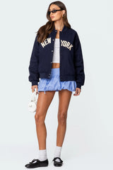 Blouson aviateur oversized Big Apple