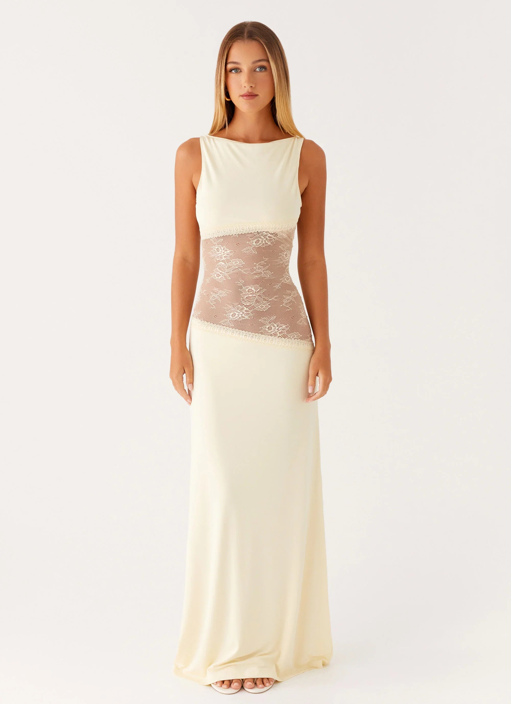 Robe longue Lucinda - Jaune