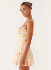 Robe Courte Abby - Imprimé Floral