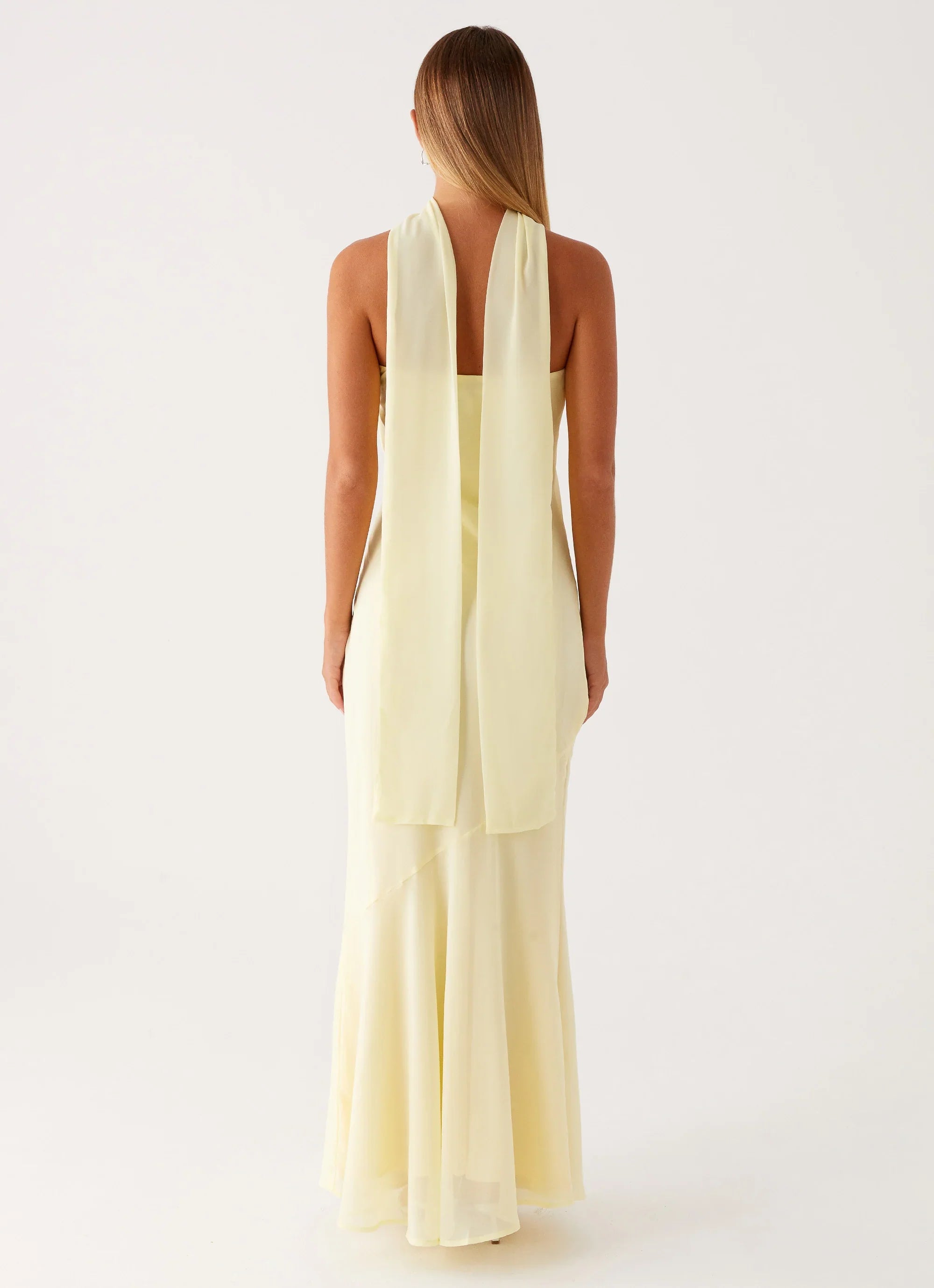 Robe longue Under The Pagoda - Jaune