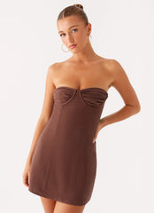 Mini-robe Ludo - Chocolat