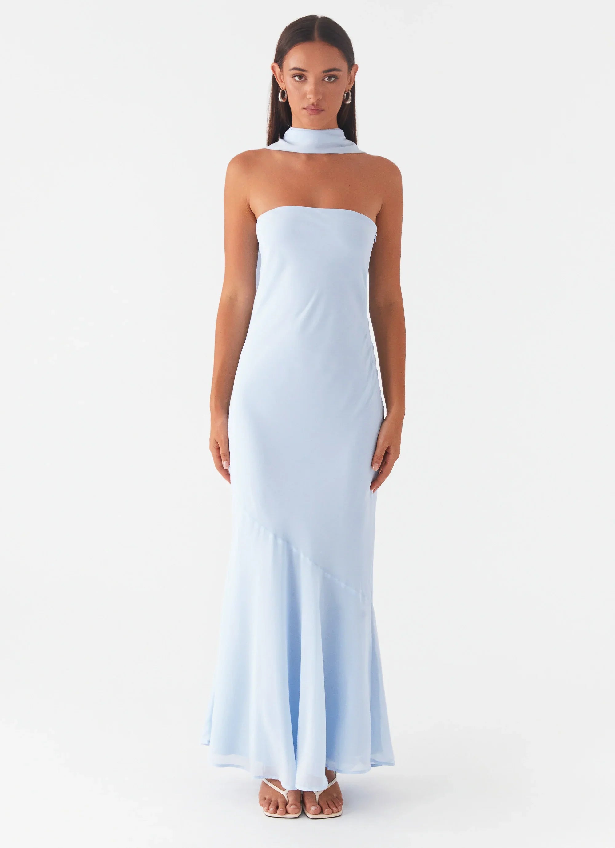 Robe longue Under The Pagoda - Bleu