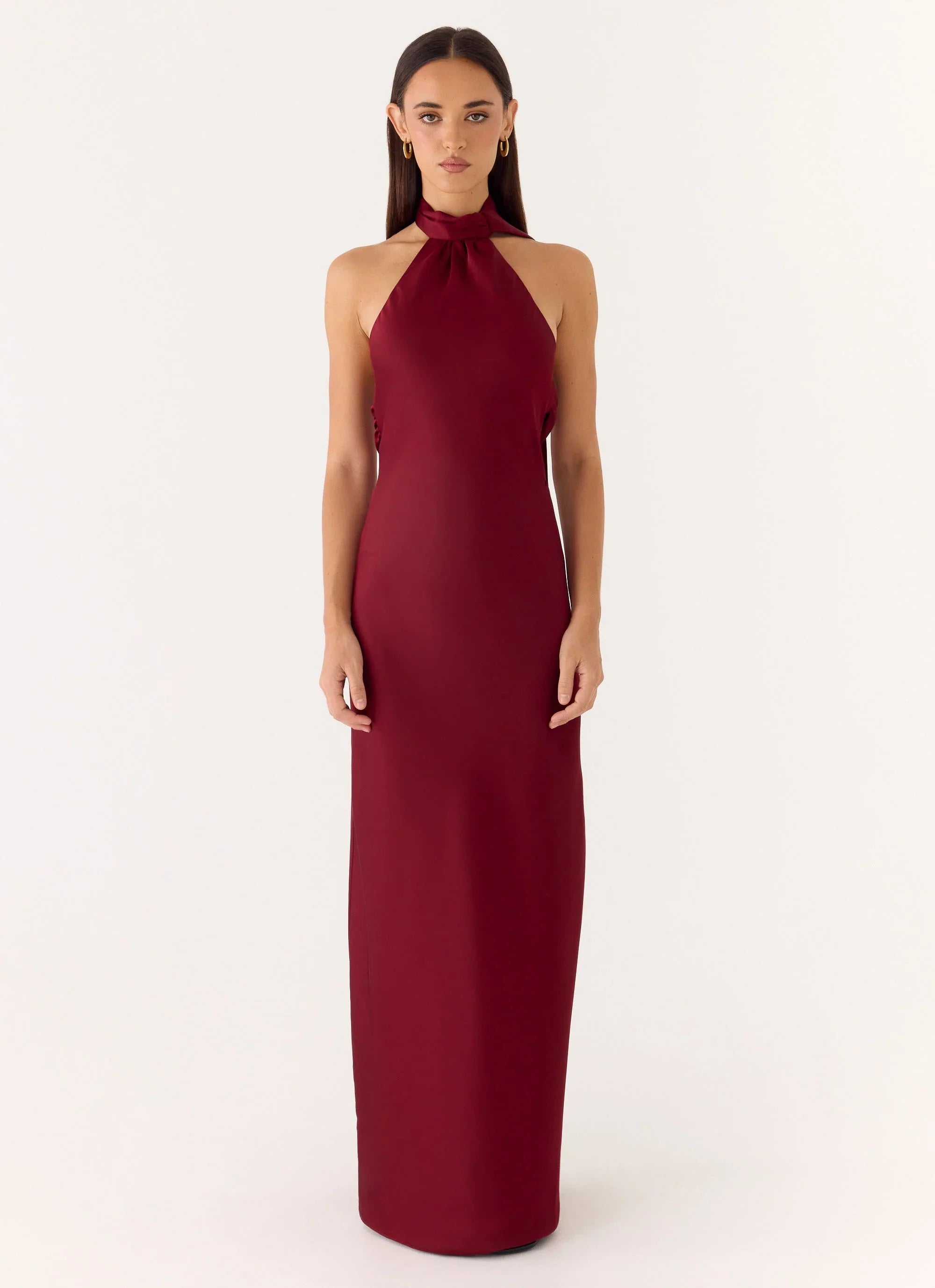 Robe longue Keena - Merlot