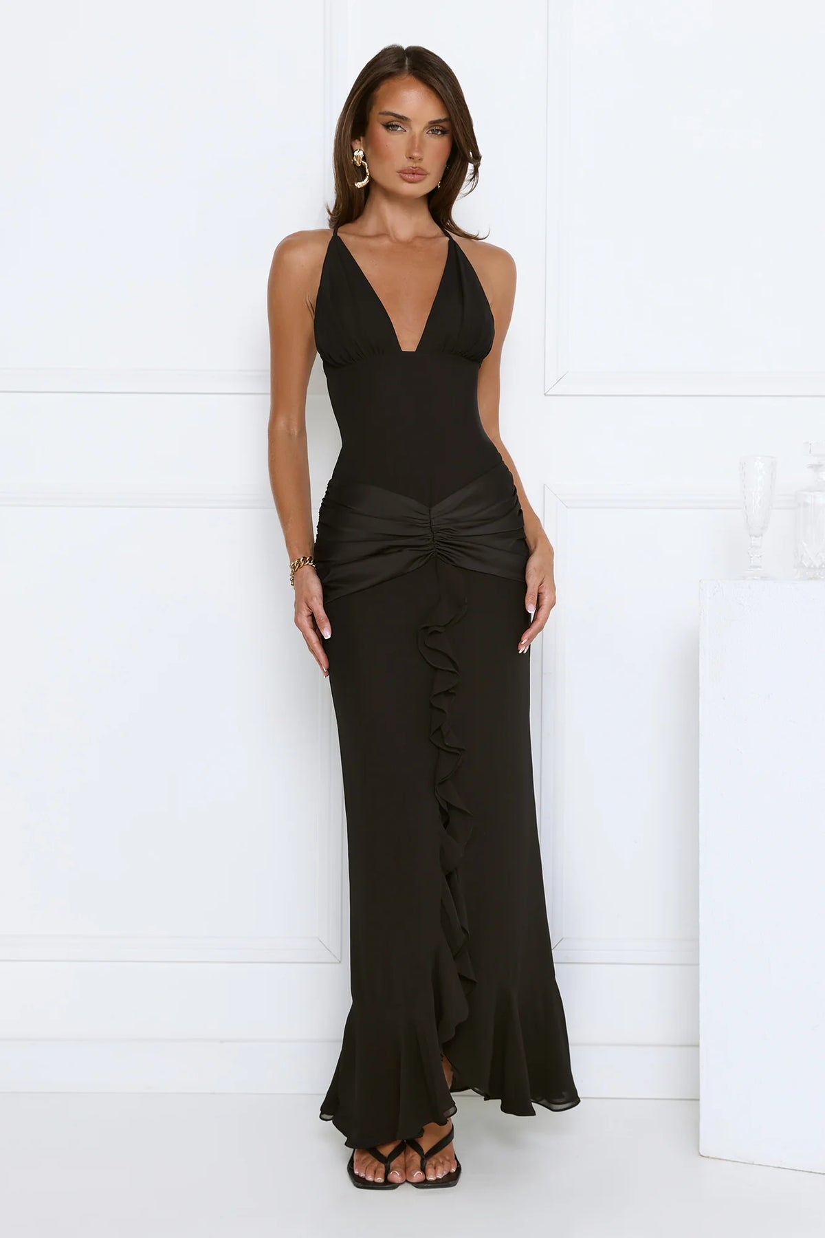 Robe longue de soirée Radiant noire