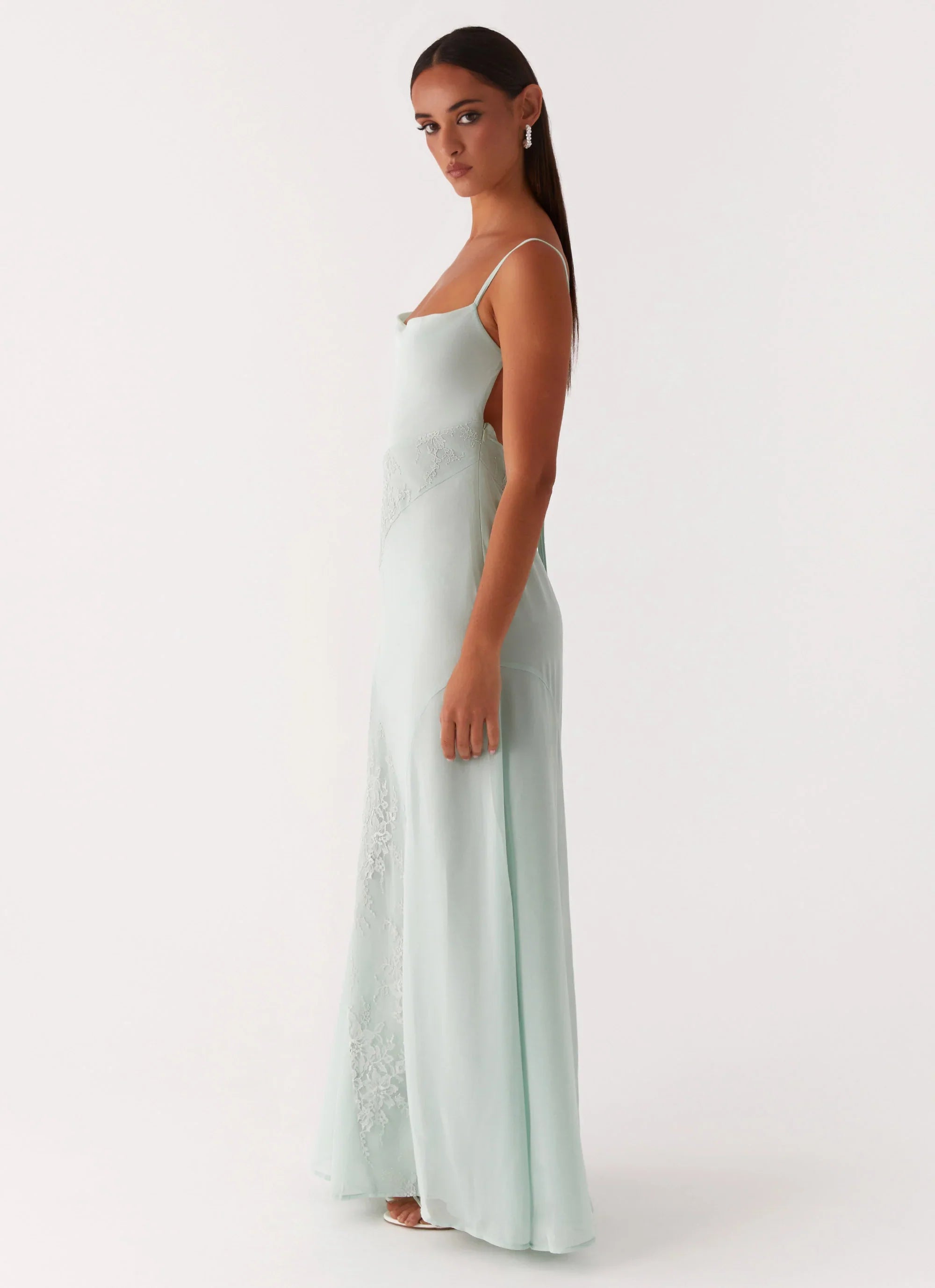 Robe longue Gabriana - Sauge
