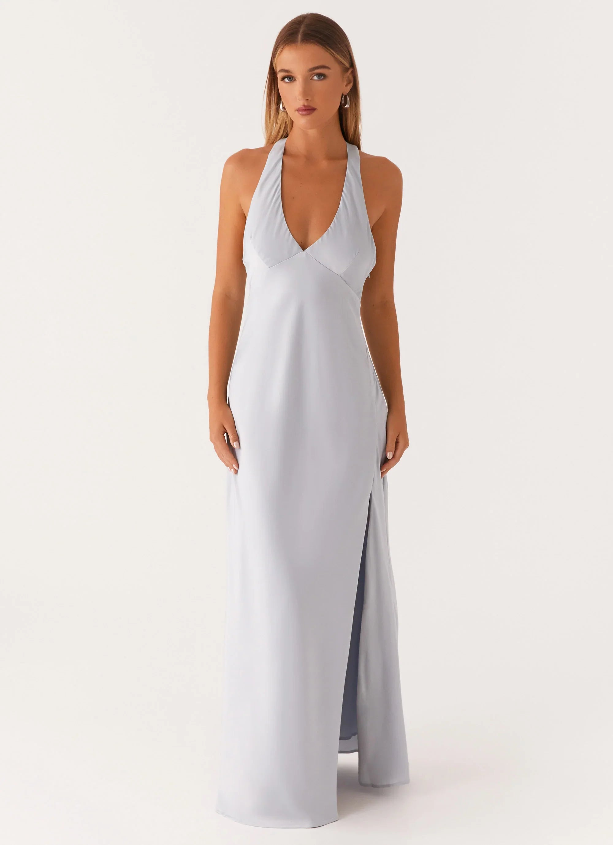 Robe longue Angie - Bleue