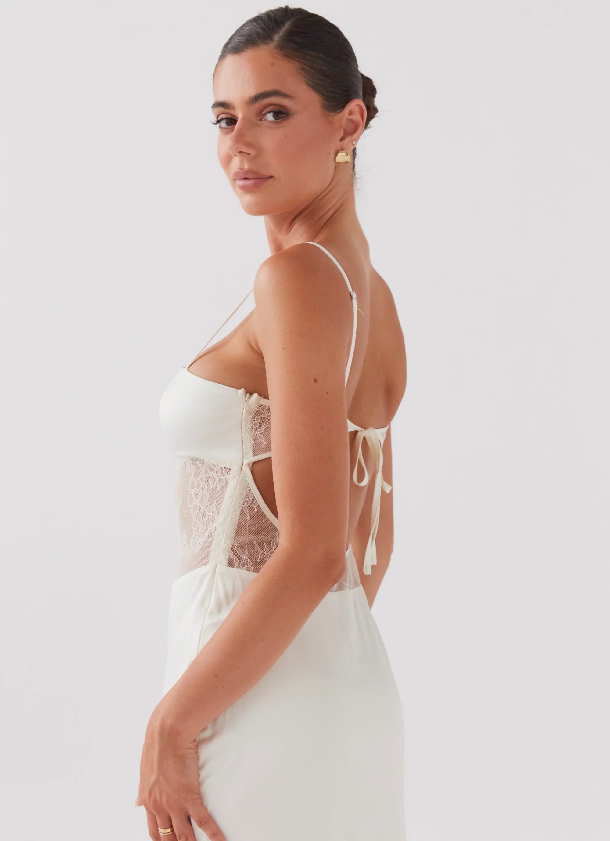 Robe longue en dentelle Palais Royale - Antique