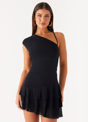 Mini-robe Lever de Lune - Noir