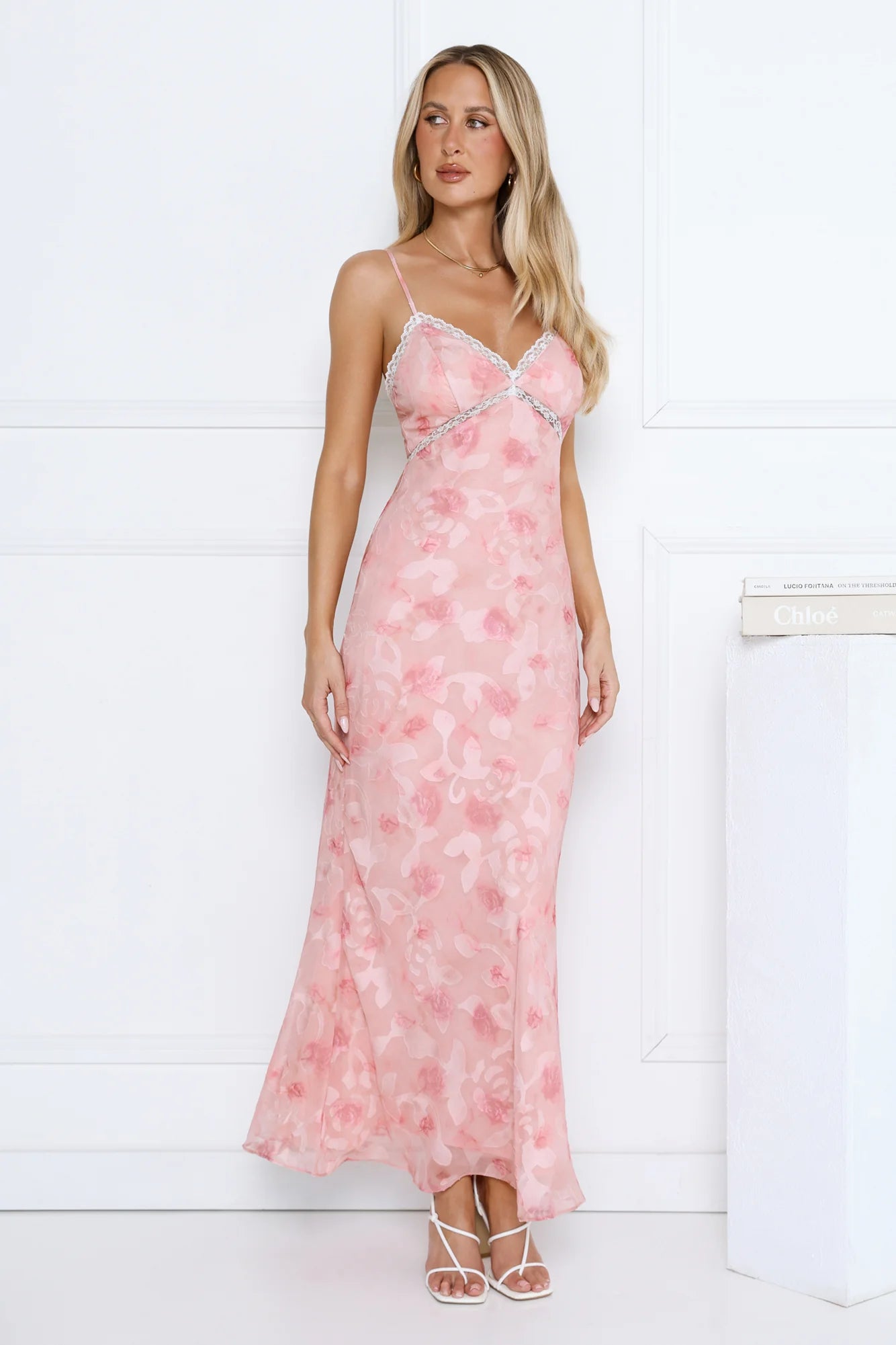 Robe longue Rosewater Daydream Rose