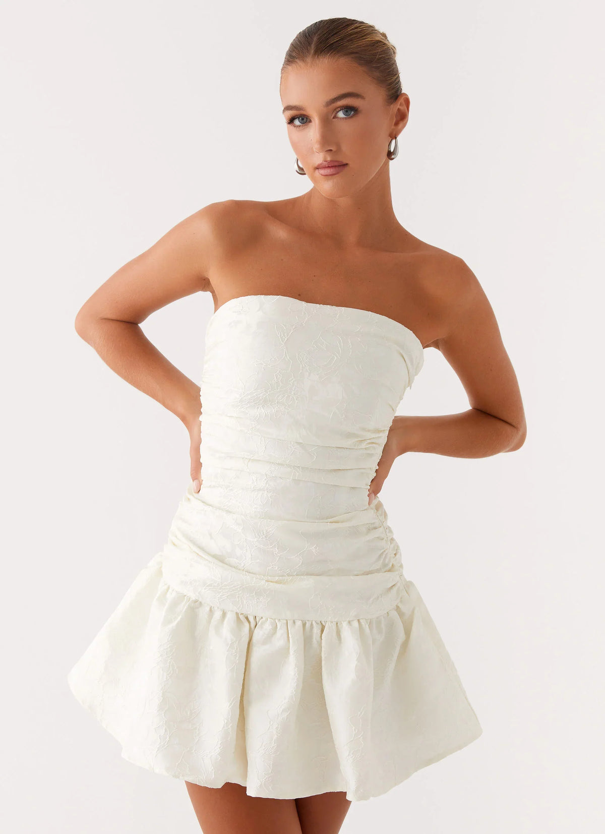 Mini-robe Rayon de lumière - Blanc