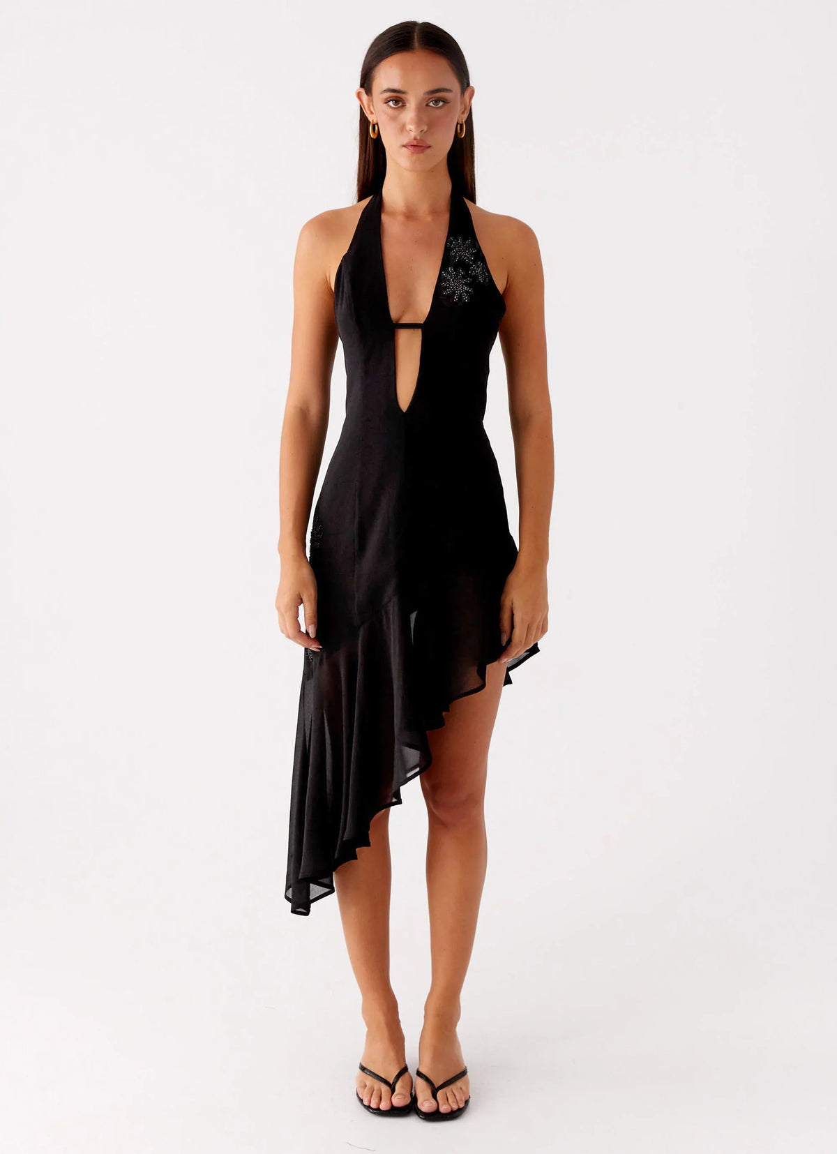 Robe Midi Clean Slate - Noir
