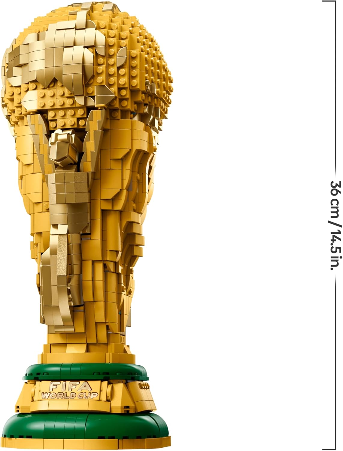 Editions Sports Official FIFA World Cup Trophy - 3D DIY Model with Collectible Minifigure - Football Gift for Boys & Girls Ages 12 and Over and Adult Fans