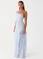 Robe longue Sammie - Bleu