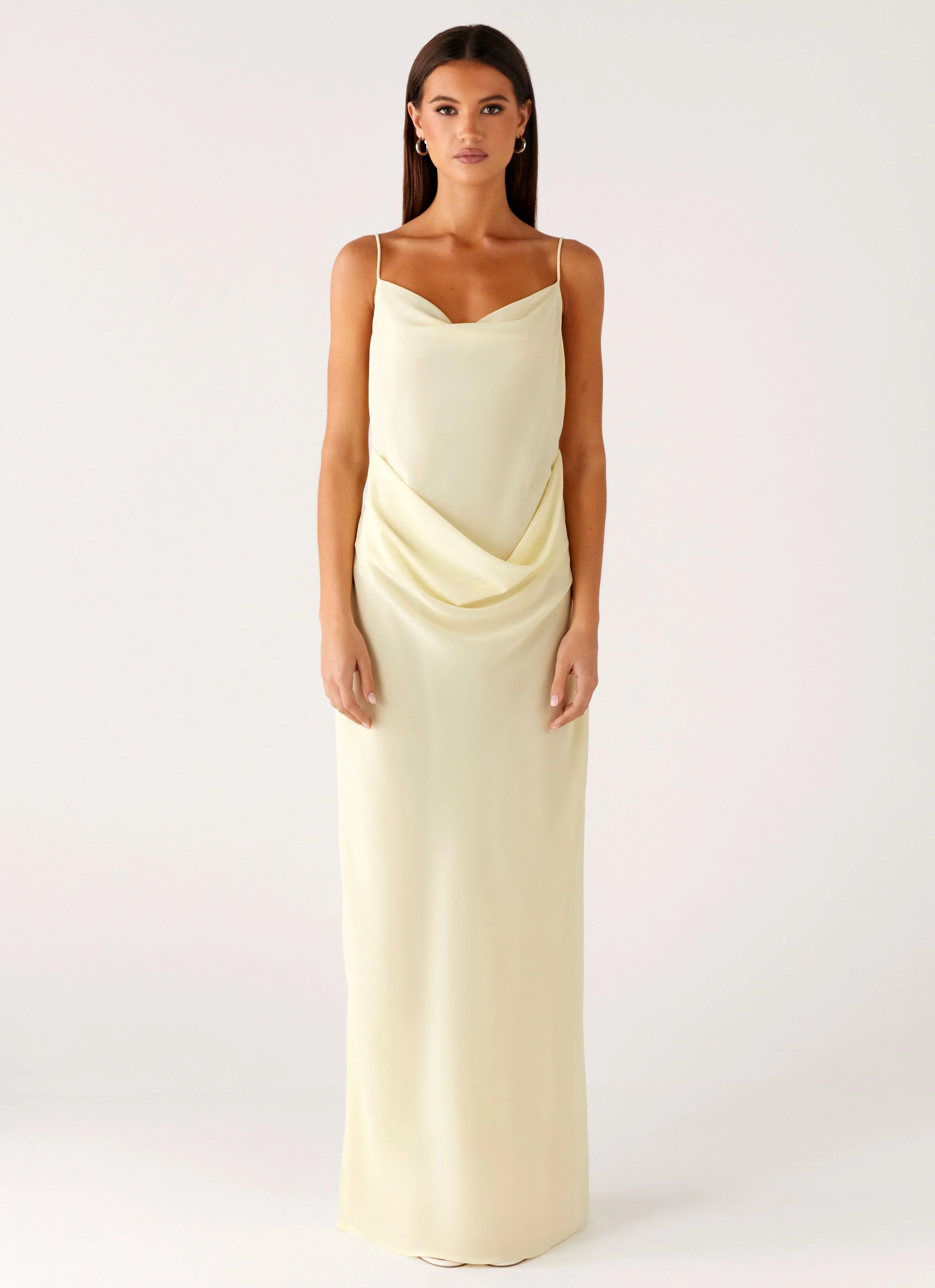 Robe longue Oliana - Jaune