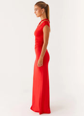 Robe longue Lopez - Mandarine