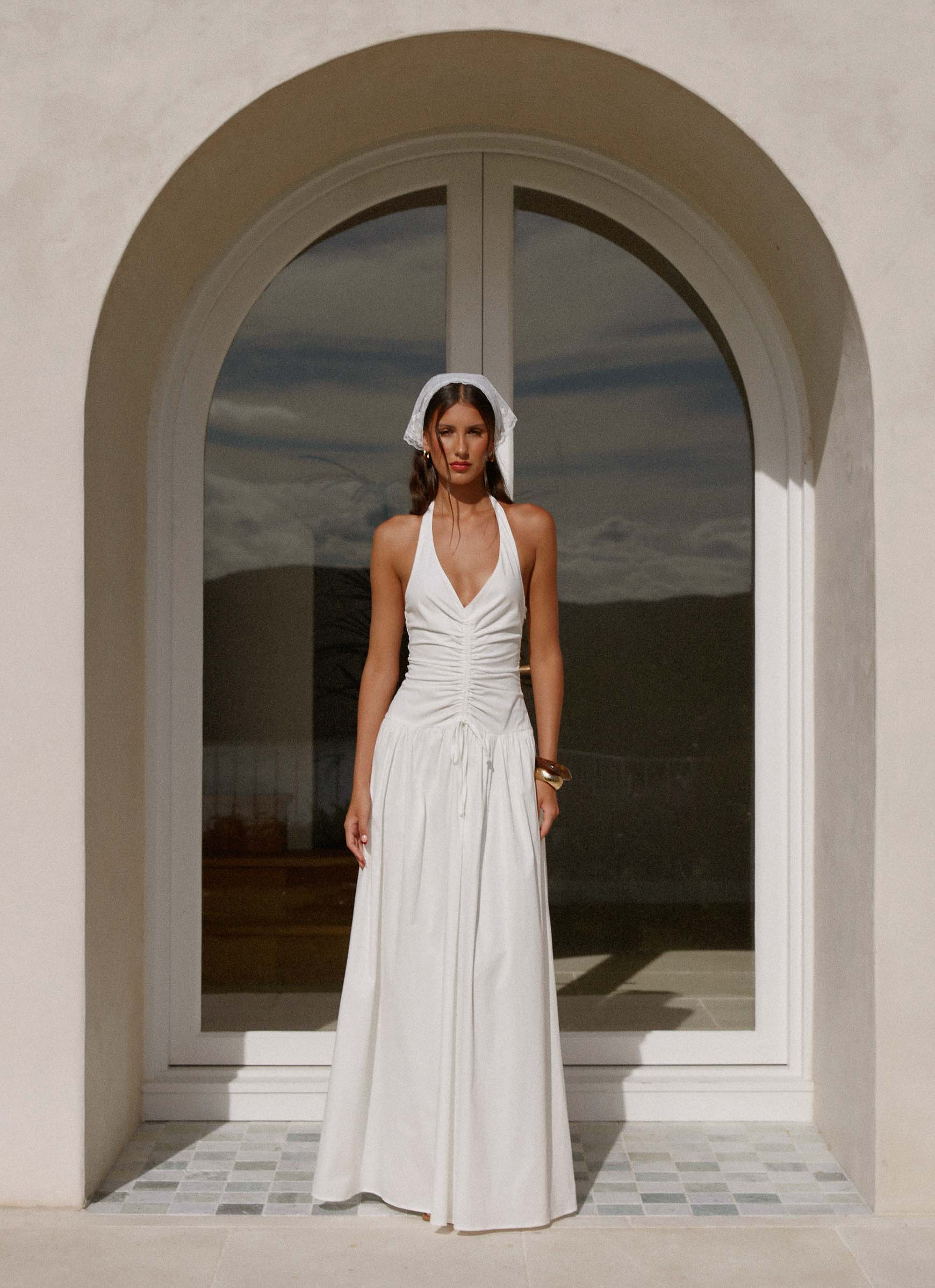 Robe longue Narnie - Ivoire