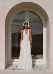 Robe longue Narnie - Ivoire