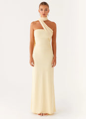 Robe longue Songbird - Jaune