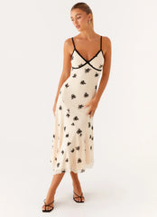 Robe midi Amelia - Nude