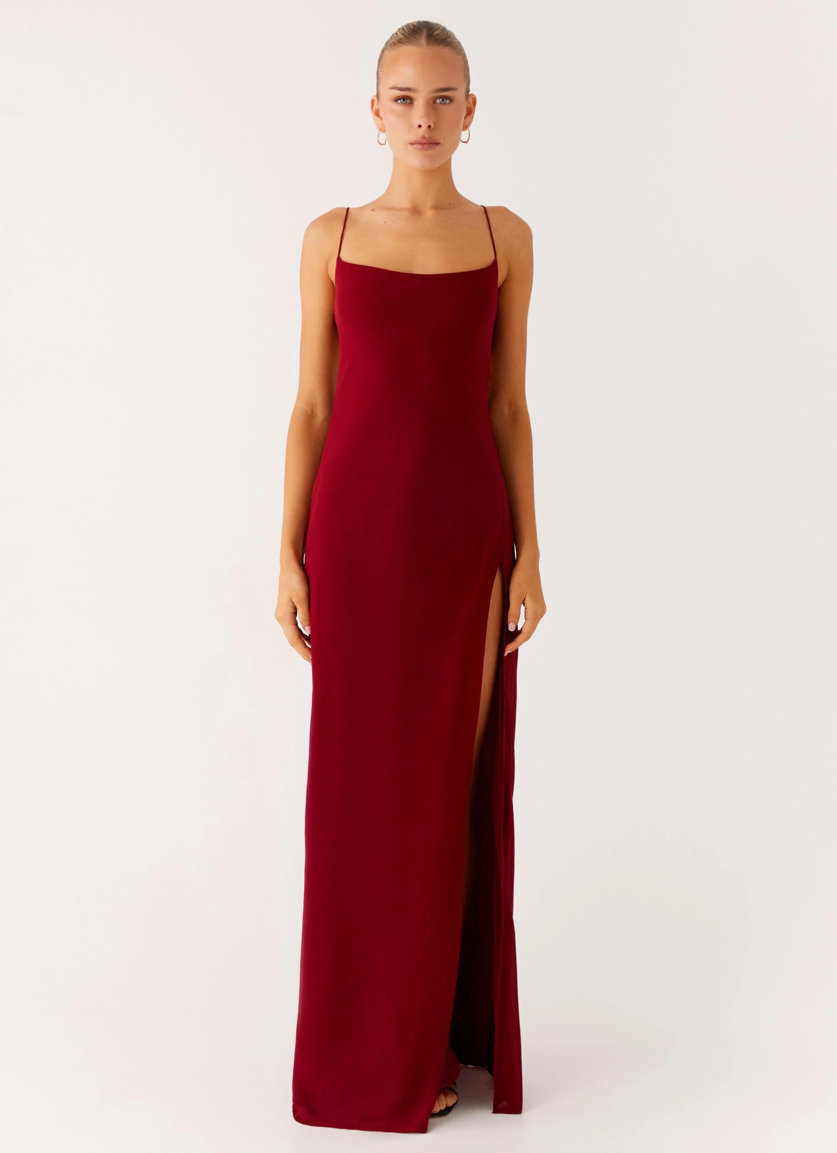 Robe longue Alouette - Bordeaux