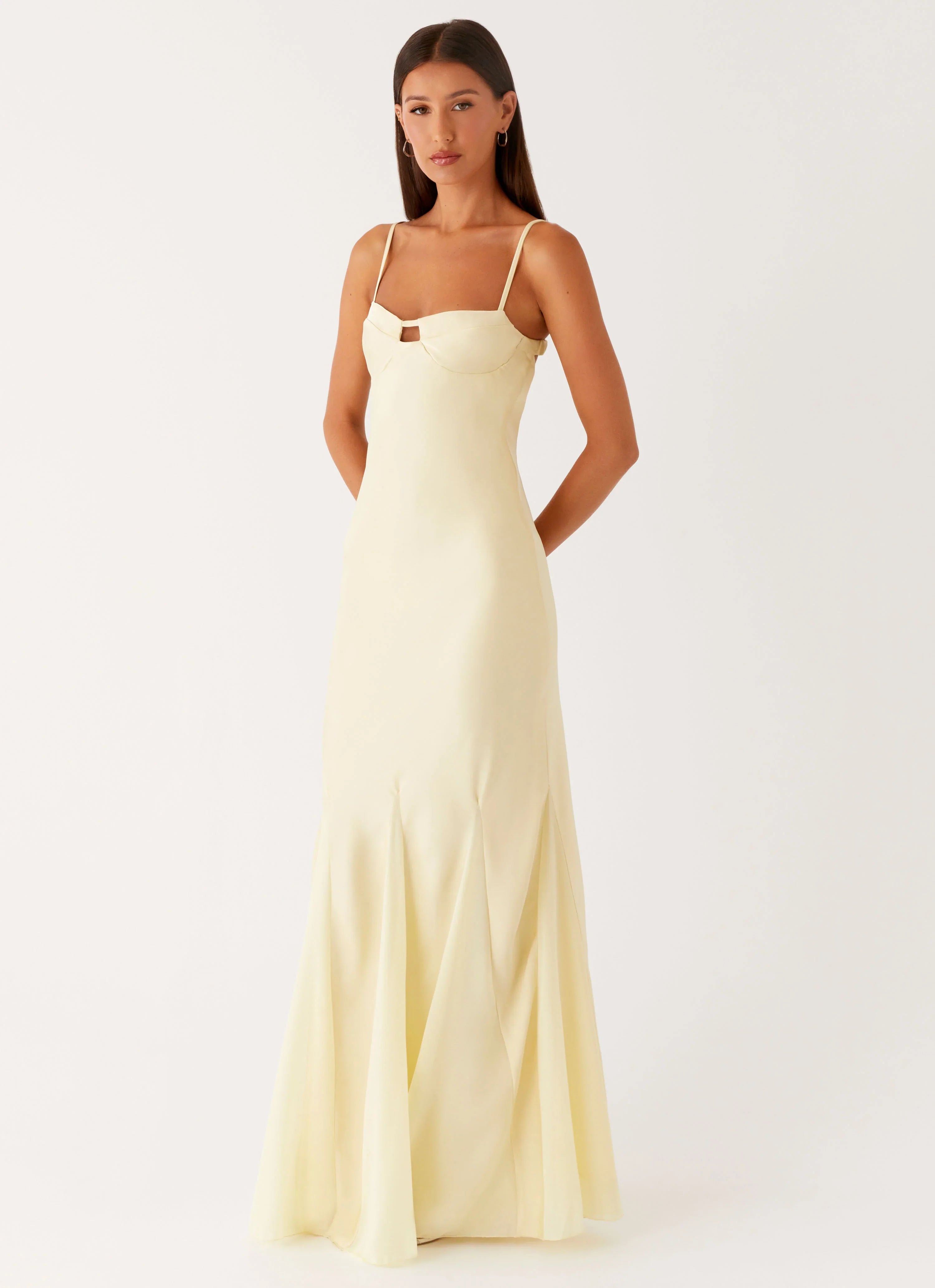 Robe longue Ravello - Jaune ensoleillé